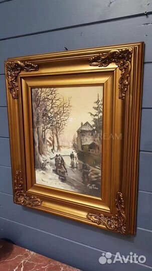 Картина винтажная. Антиквариат из Италии