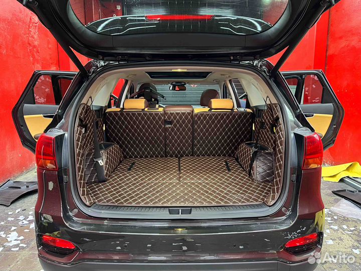3Д коврики в багажник Kia Sorento Prime 2019