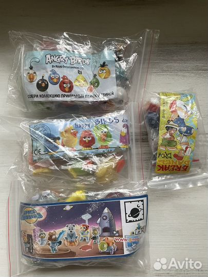 Игрушки из киндера 90х