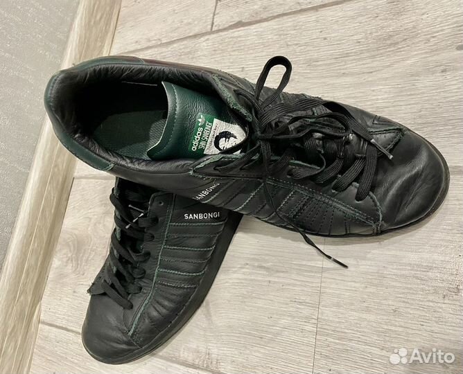 Adidas мужские кроссовки кожаные