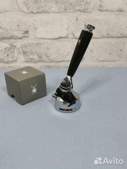 Подставка для бритвы Muhle Mach3, Fusion, хром