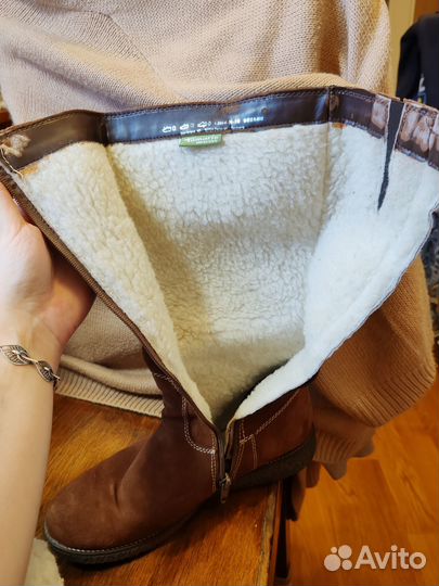 Сапоги женские зимние замшевые 40 размер