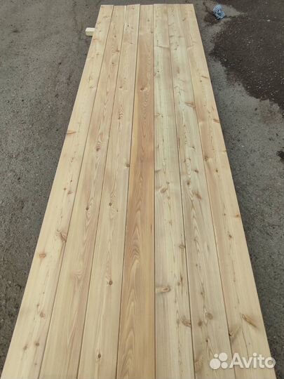 Палубная доска из лиственницы 27х142х3800 сорт ав