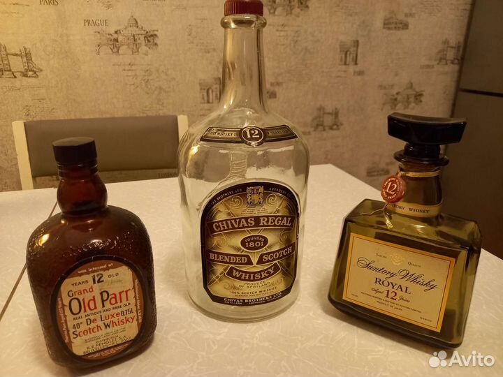 Бутылки из под виски