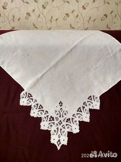 Кружево, вышивка старинные