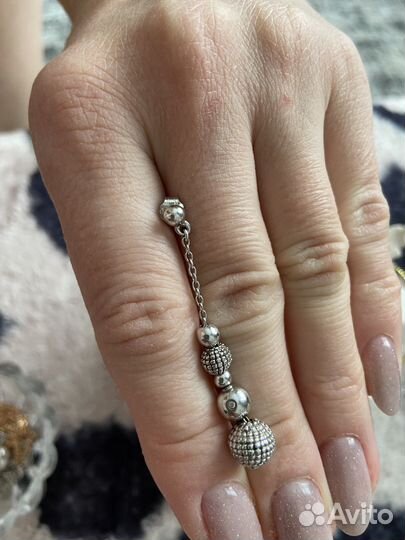 Серьги серебро 925