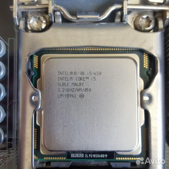 Процессор intel core i5 650, 1156