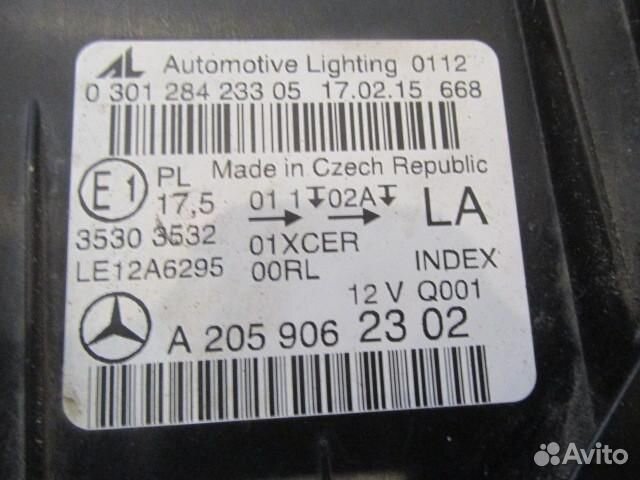 Фара левая Mercedes-Benz C-Class