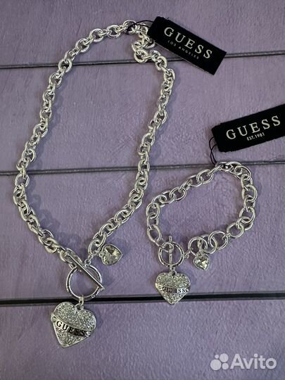 Браслет и цепь Guess