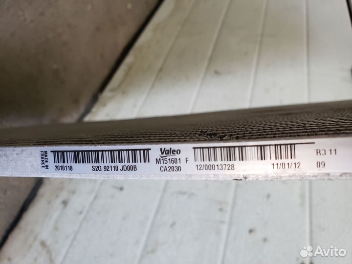 Nissan Qashqai J10 JJ10 Радиатор кондиционера