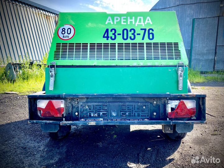 Передвижной компрессор - 5,4 м3/мин, 7бар