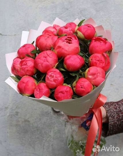 Пионы Розы Доставка