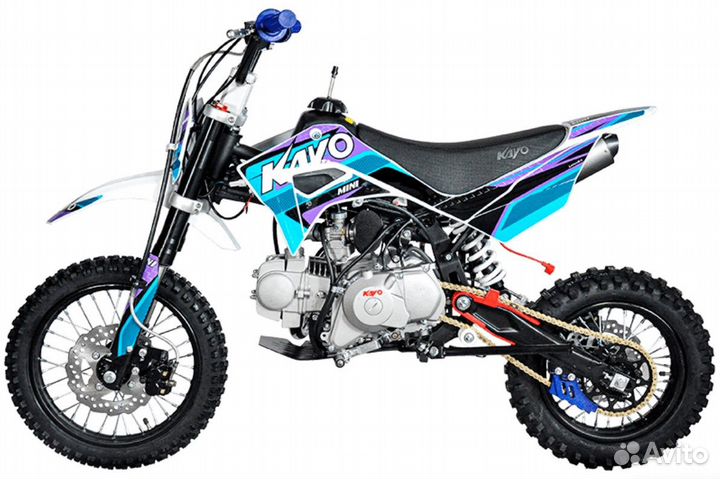 Мотоцикл kayo mini YX125EM pitbike Витрина