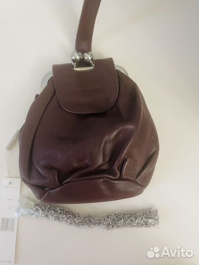 Сумка клатч натуральная кожа