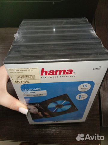 Коробка Hama на 1CD/DVD H-51276 Jewel Case объявление продам