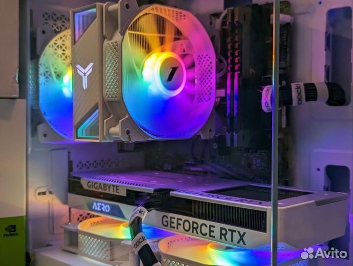 Новый белый игровой пк + Ютуб обзор