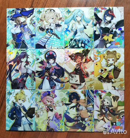 Карточки Геншин