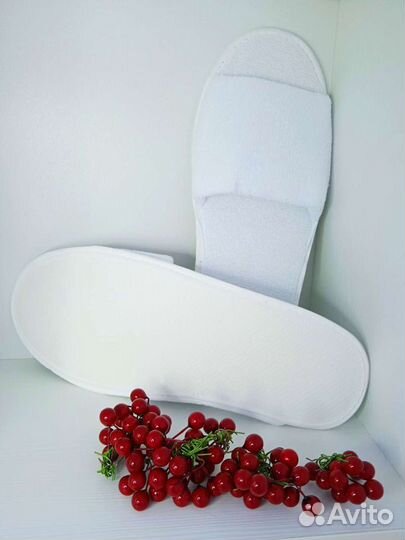 Тапочки одноразовые махровые для отелей/гостиниц