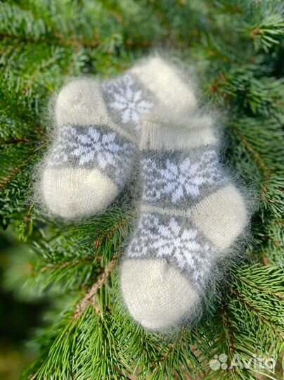 Детские пуховые носки Козий пух