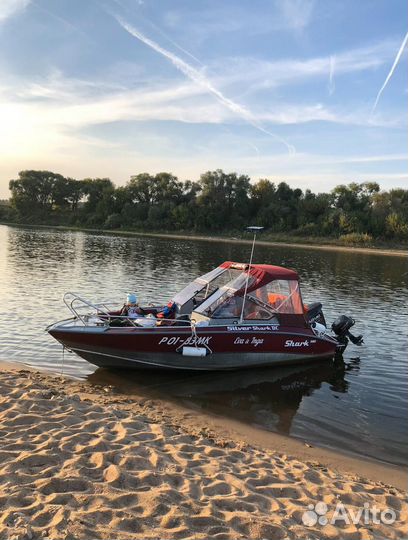Катер silver shark 580 алюминевый
