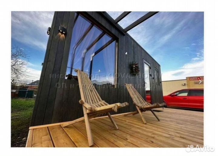 Дом Лофт доставкой 6х4,5. Артикул 123-463/LI143