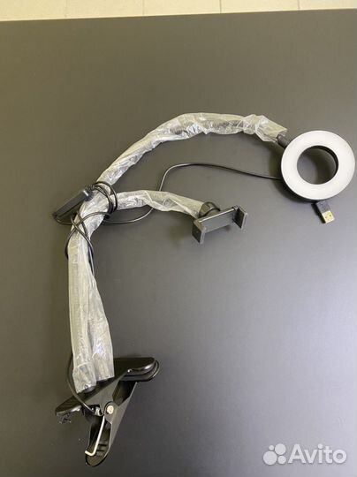 Лампа кольцевая для селфи с держателем