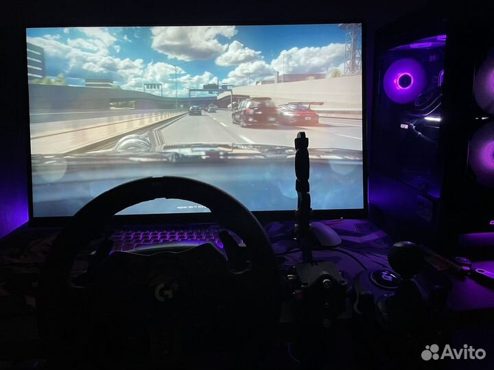 Руль logitech g923 + кпп и ручник