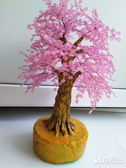 Деревья из бисера