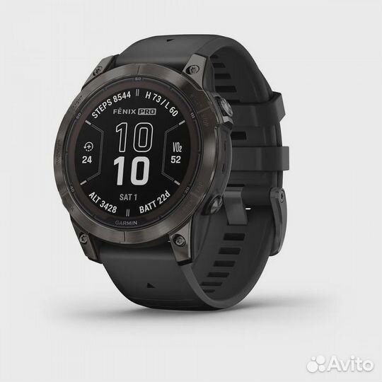 Смарт-часы Garmin Fenix 7s Pro Sapphire Solar DLC