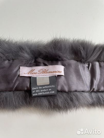 Воротник меховой для девочки