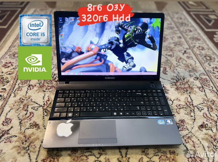 Игровой Ноутбук Samsung core i5/8гб/GT 620M
