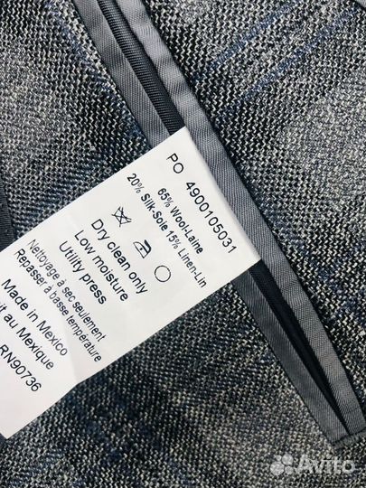 Ralph Lauren пиджак блейзер в клетку шерсть шелк