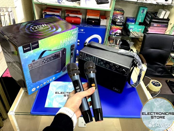 Большая Колонка Hoco BS-50 Blue Достав