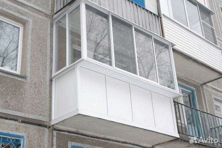 Холодное остекление балконов под ключ