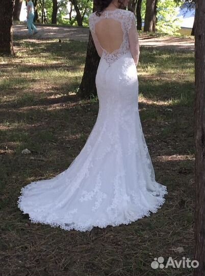 Свадебное платье 42 44 рыбка