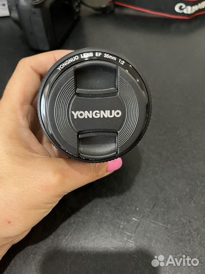 Объектив yongnuo 35mm 2.0