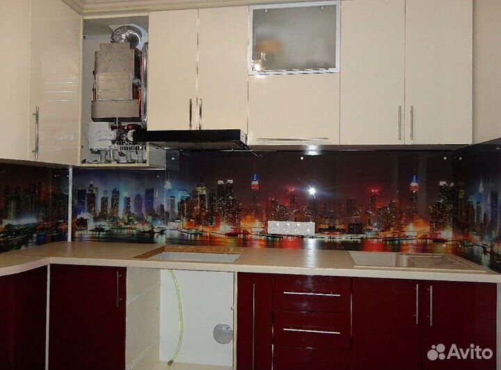 Защитное стекло на кухонный фартук