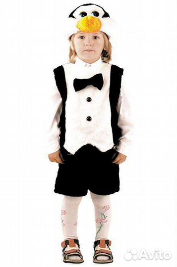 Новогодний костюм, снеговик, волк, кот, пингвин, х