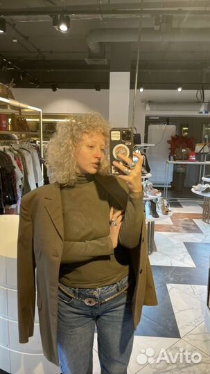 Пиджак коричневый