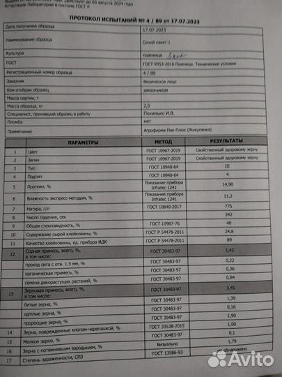 Пшеница 3 класс