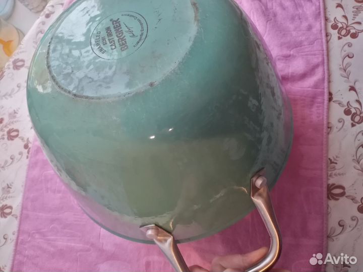 Казан с крышкой б/у