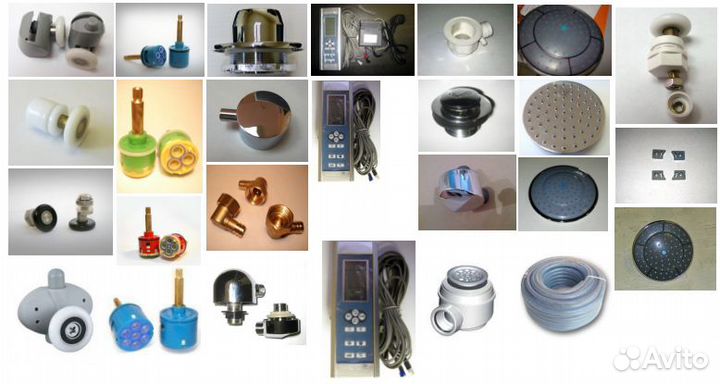 Запчасти и комплектующие для душевых кабин