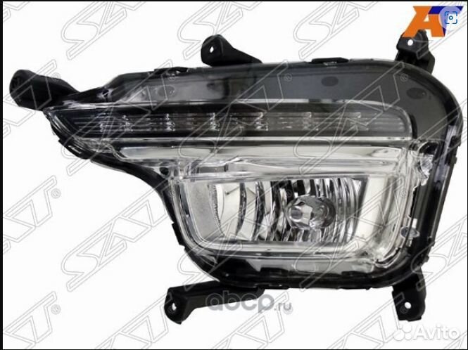 Туманка / птф KIA RIO 15- LH двойная с диодами SAT