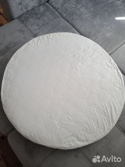 Детская кроватка круглая овальная