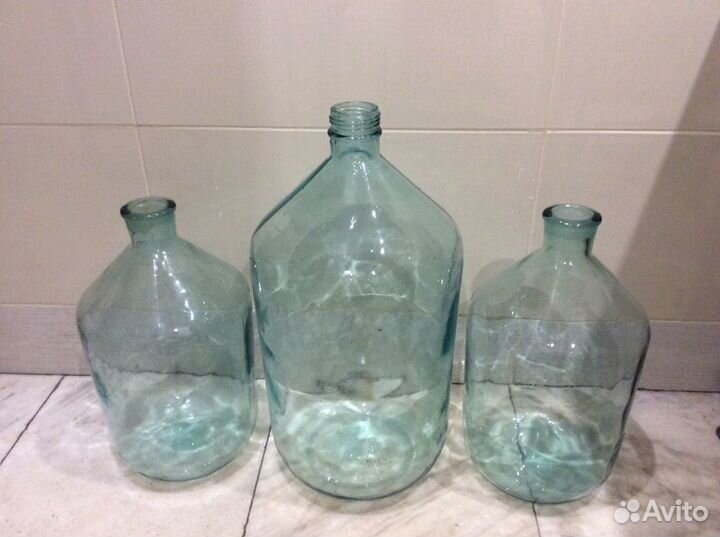 Банки 3-х литровые и бутыли 10л, 5л