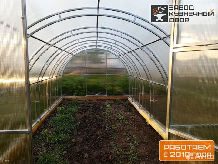 Теплица из поликарбоната 3х6 м