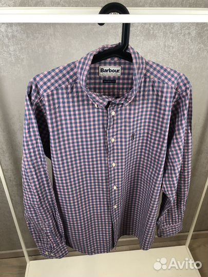 Рубашка из хлопка в клетку Barbour (Gingham ZZ)