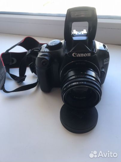 Фотоаппарат canon eos 1100d + комплектующие