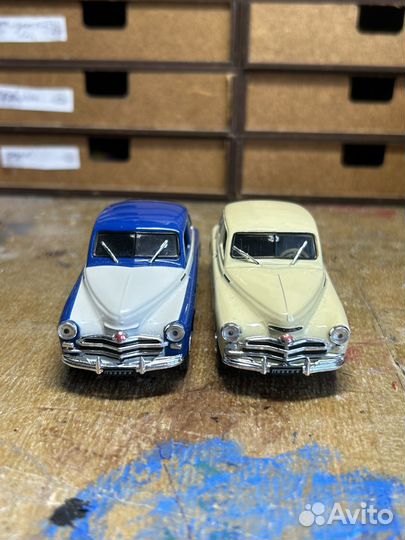 Модель 1 43 газ м20 победа синий и бежевый