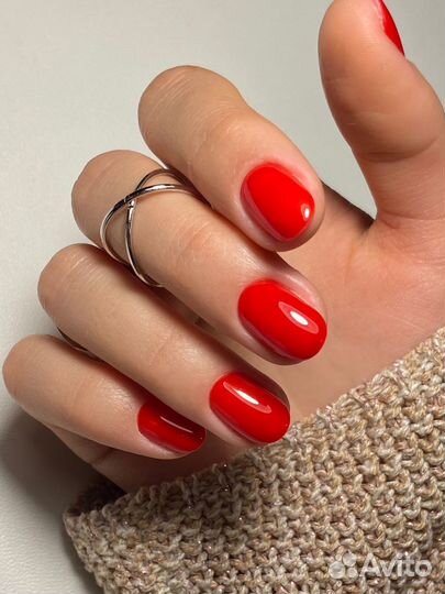 Маникюр, Наращивание, Гель-лак